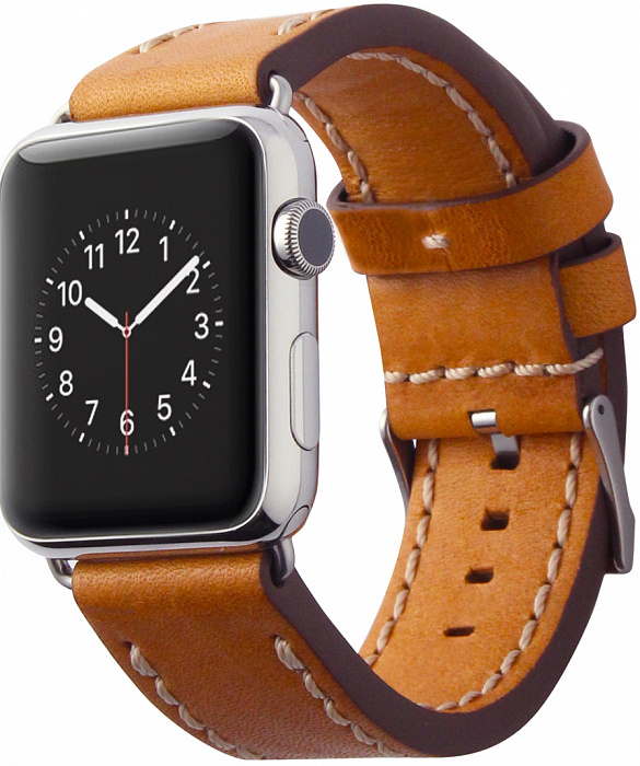 Сменный ремешок Cozistyle Leather Band (CLB018) для Apple Watch 42mm (Light Tan)