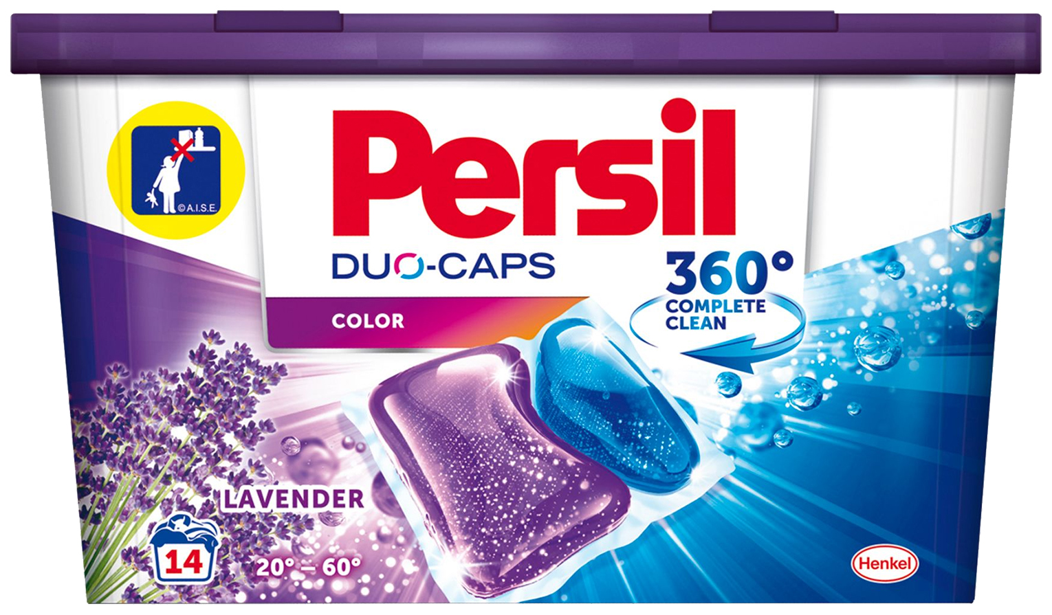 фото Капсулы persil duo-caps color для стирки цветного белья 14 штук