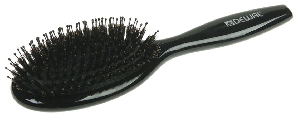 Расческа Dewal Black Деревянная с комбинированной щетиной BRWT62 щетка для животных c натуральной щетиной dewal pro grooming