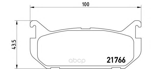 

Тормозные колодки brembo дисковые P24036