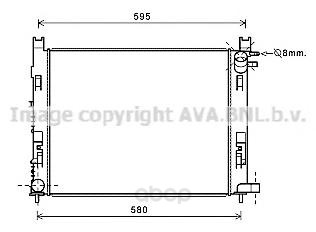 

Радиатор охлаждения двигателя Ava DAA2007