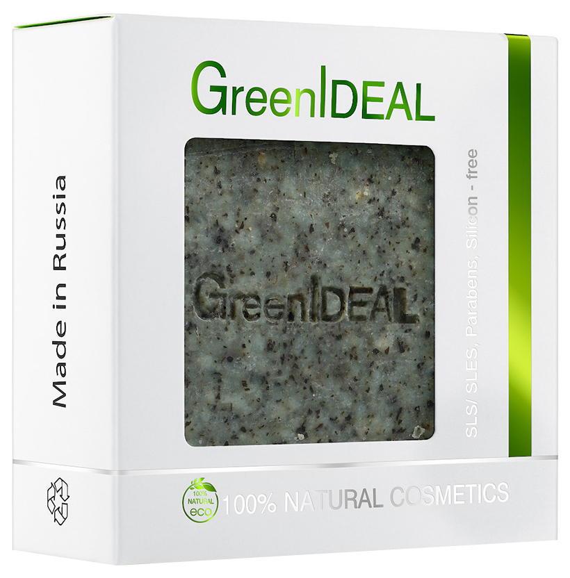 Косметическое мыло GreenIdeal С шалфеем и лимоном 100 г