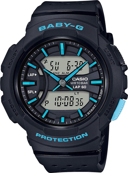 фото Наручные часы кварцевые женские casio baby-g bga-240-1a3