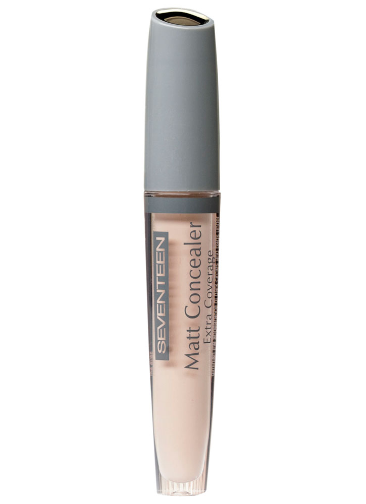 Консилер SEVENTEEN MATT CONCEALER EXTRA COVERAGE т.01 бежевый face 02 intensive coverage brush лицо 02 кисть для интенсивного покрытия