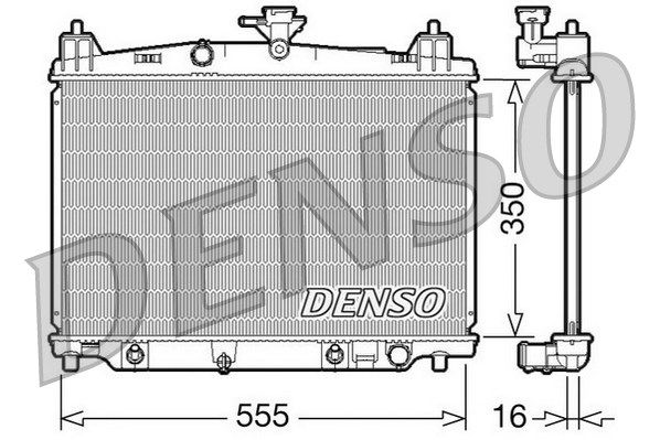 

Радиатор охлаждения двигателя DENSO DRM44018