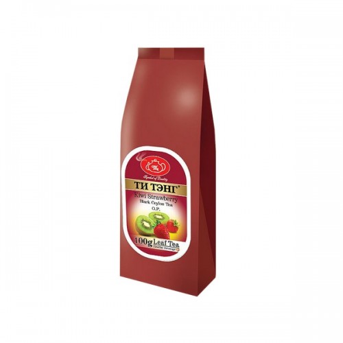 Чай весовой черный Ти Тэнг kiwi strawberry O.P. 100 г