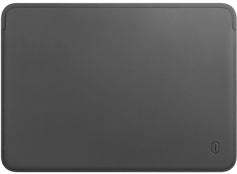 фото Чехол для macbook pro 15" wiwu skin pro leather grey