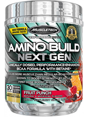 

Amino Build Next Gen MuscleTech, 284 г, fruit punch, Amino Build Next Gen