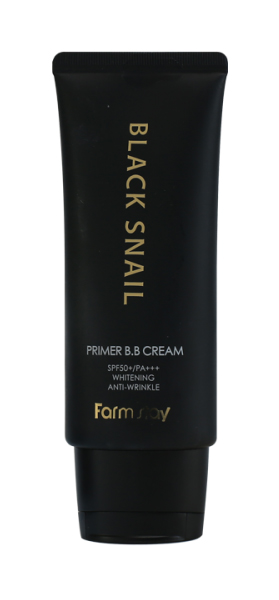 BB-крем для лица FarmStay Black Snail Primer BB Cream SPF50+/PA+++ с муцином улитки, 50 мл книжки улитки форма