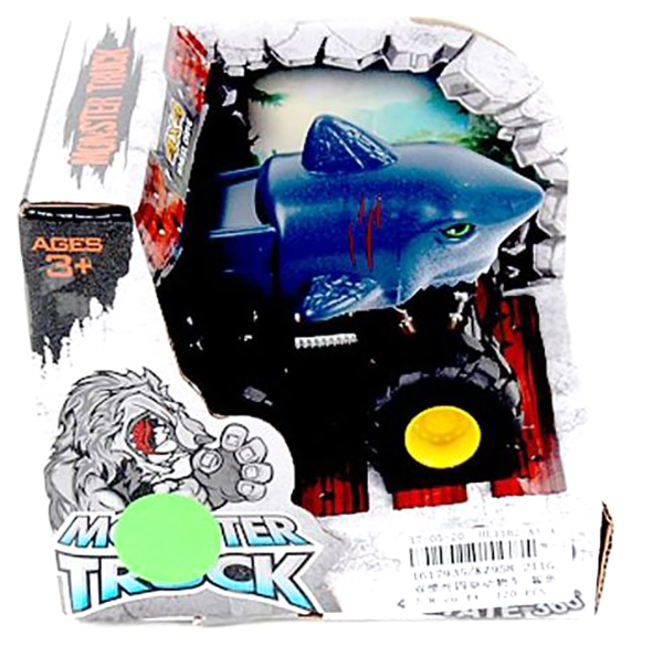

игрушечная машинка инерционная Shantou Gepai kz958-211g Акула 4wd, Разноцветный, Акула