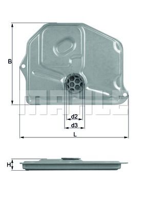 фото Фильтр акпп knecht hx 45 mahle/knecht