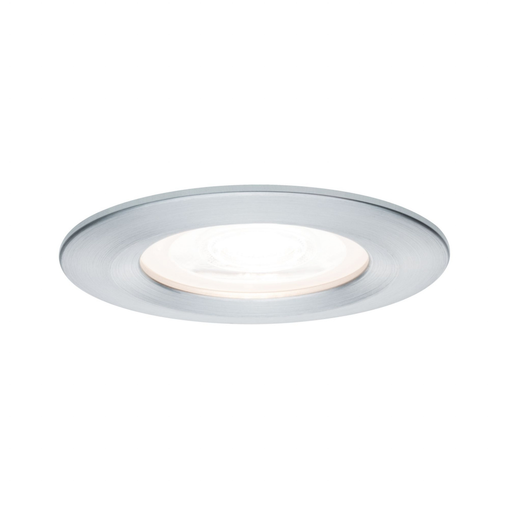 фото Светильник встраиваемый nova led ip44 1x6,5 gu10 al 93443 paulmann