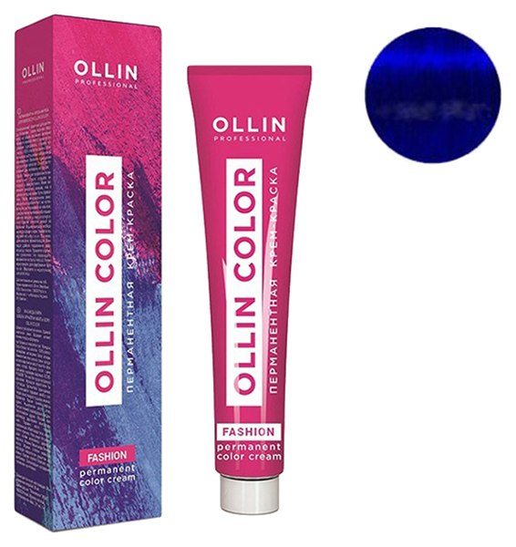 Крем-краска Ollin Professional Fashion Color Экстра-интенсивный синий 60 мл