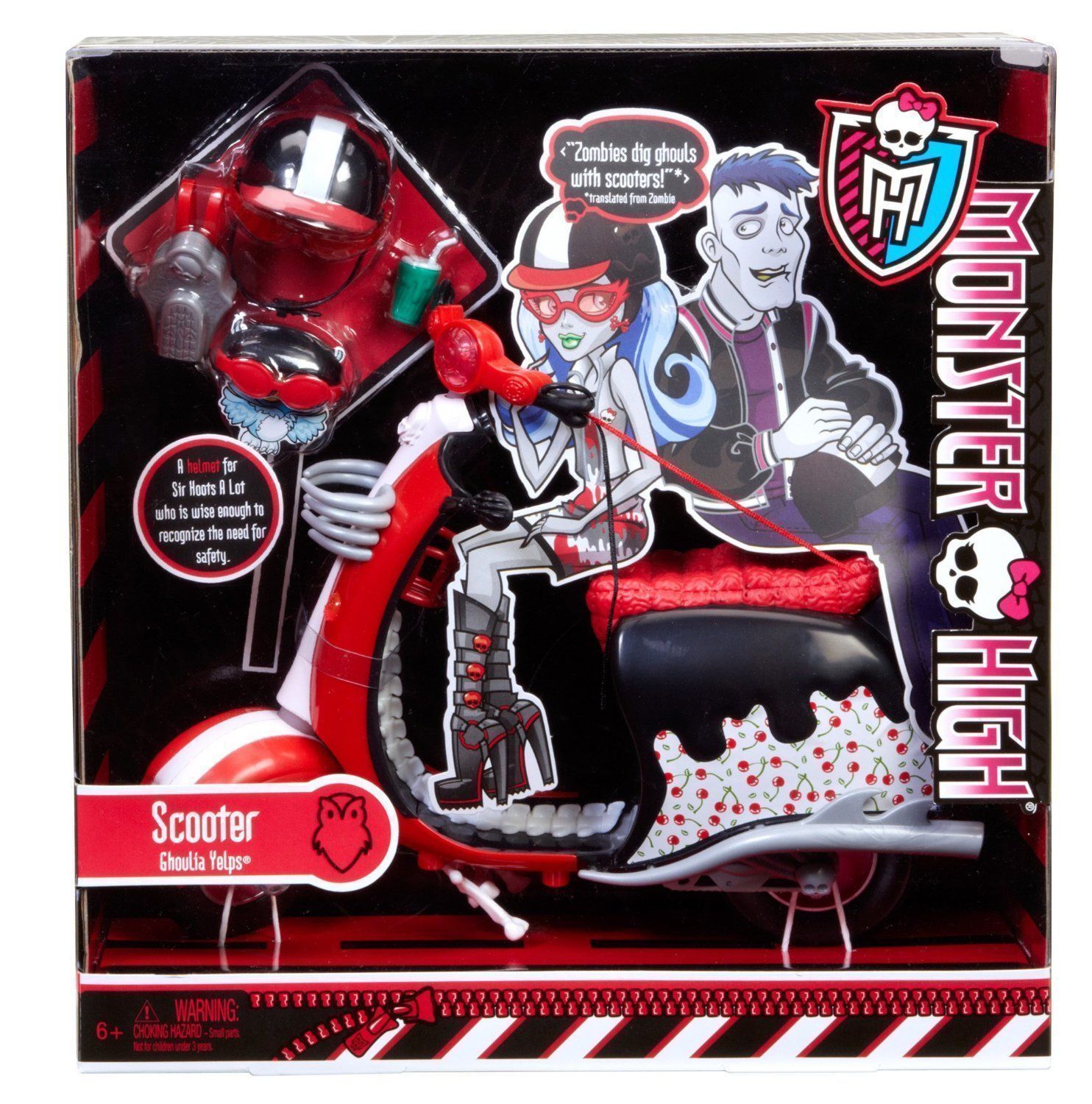 

Транспорт для куклы Monster High Гулия Йелпс скутер X3659