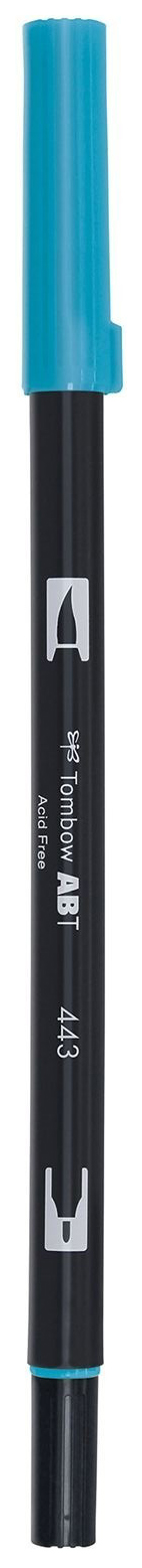 

Брашпен Tombow ABT Dual Brush Pen 443 бирюзовый