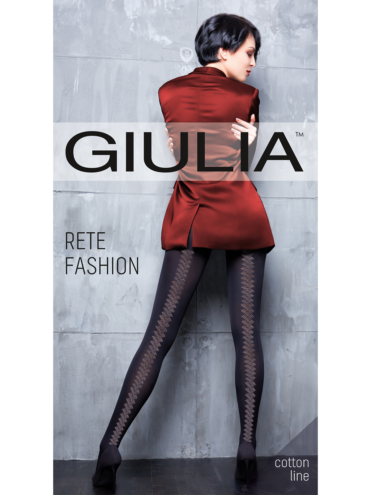 

Колготки женские Giulia RETE FASHION 05_nero черные 2 (S), RETE FASHION 05