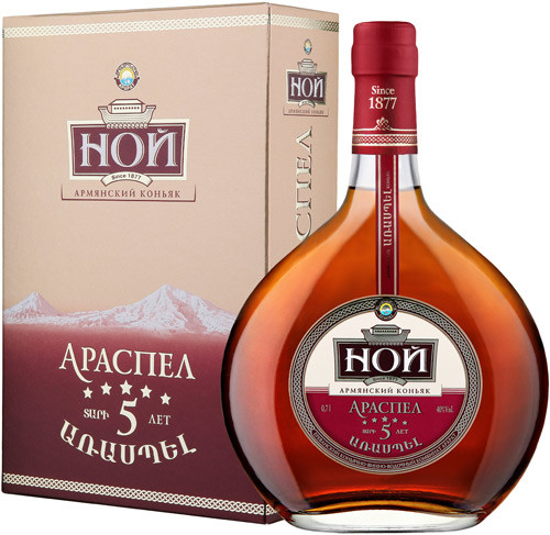 фото Коньяк ной араспел, 5 лет, 40 %, 700 мл, gift box