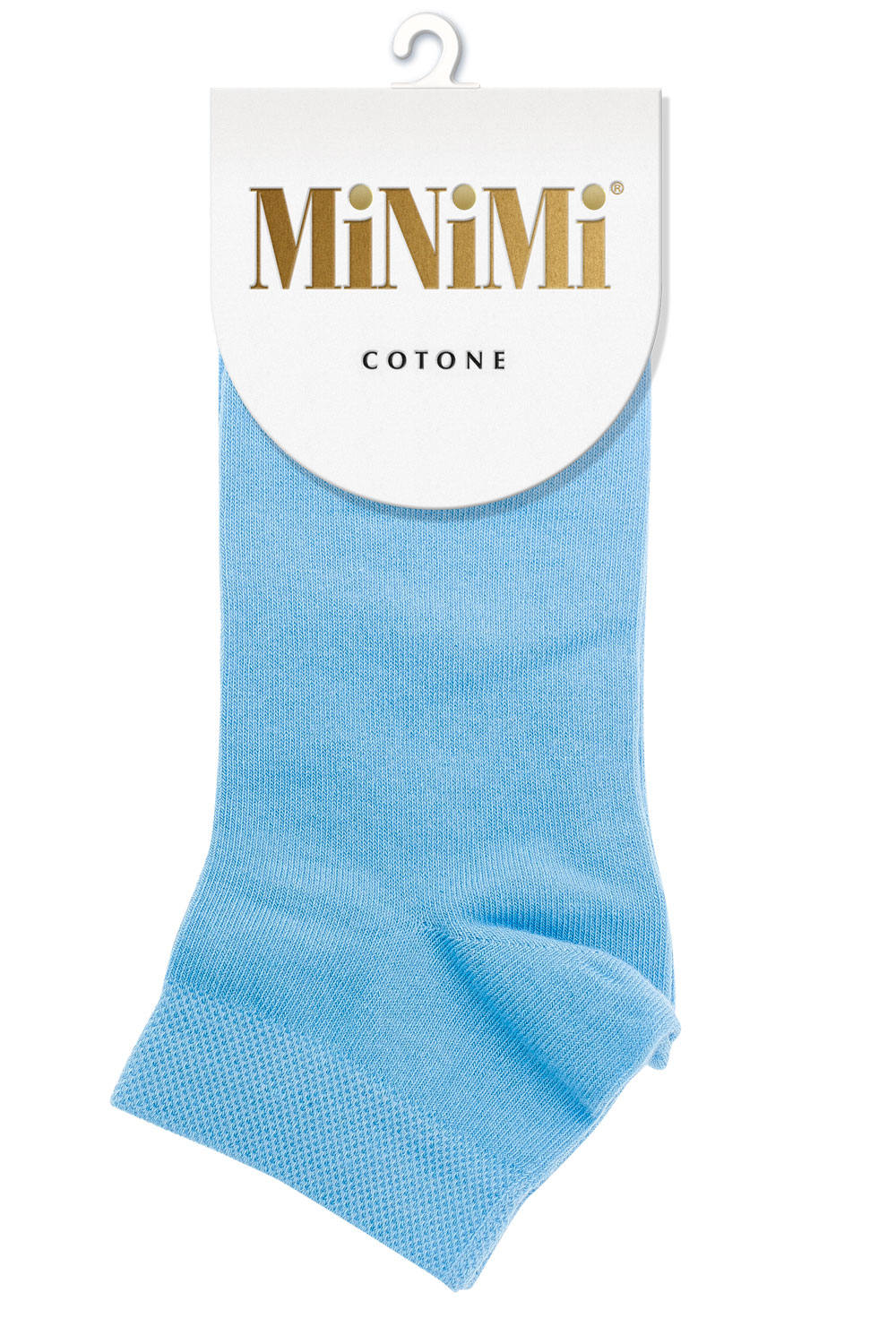 фото Носки женские minimi mini cotone 1201 голубые 39-41