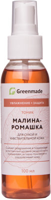 

Тоник GreenMade Малина-Ромашка для сухой и чувствительной кожи