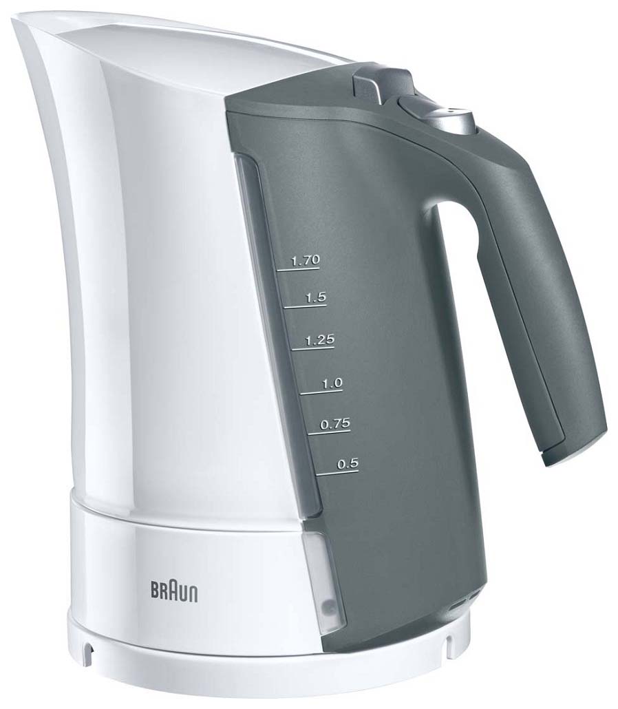 Чайник электрический Braun MultiquicK 1.7 л белый, серый гриль braun cg7040 серый