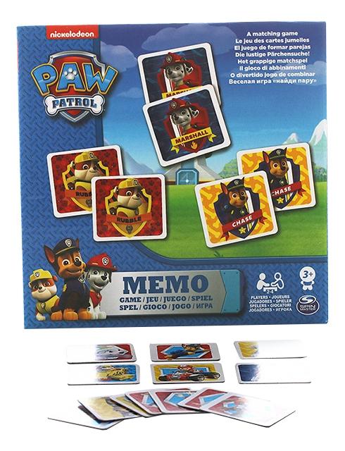 фото Настольная игра paw patrol 6033326 щенячий патруль мемори, 48 карточек