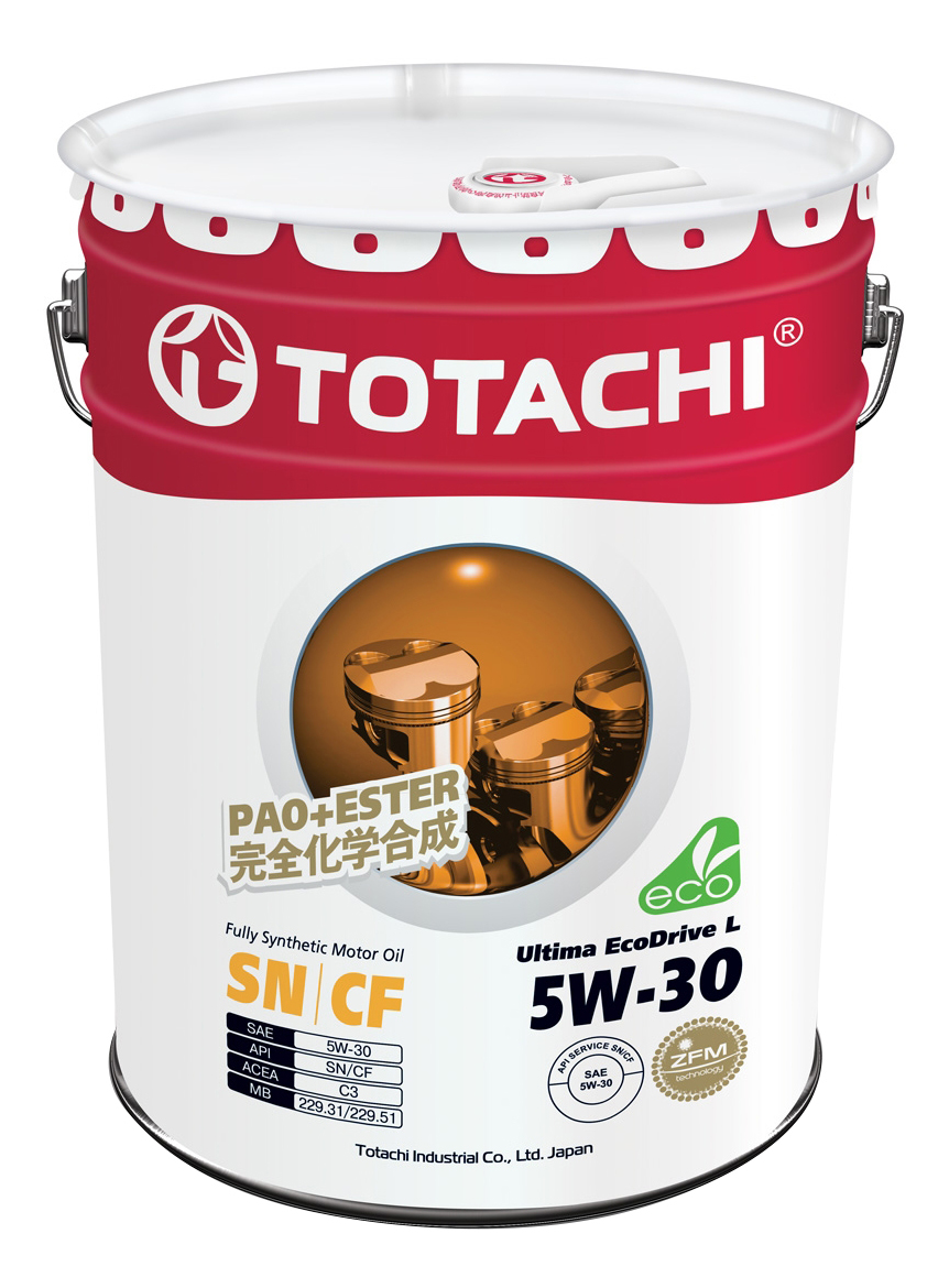 Моторное масло Totachi Ultima EcoDrive L Fully Synthetic SN/CF 5W30 20л