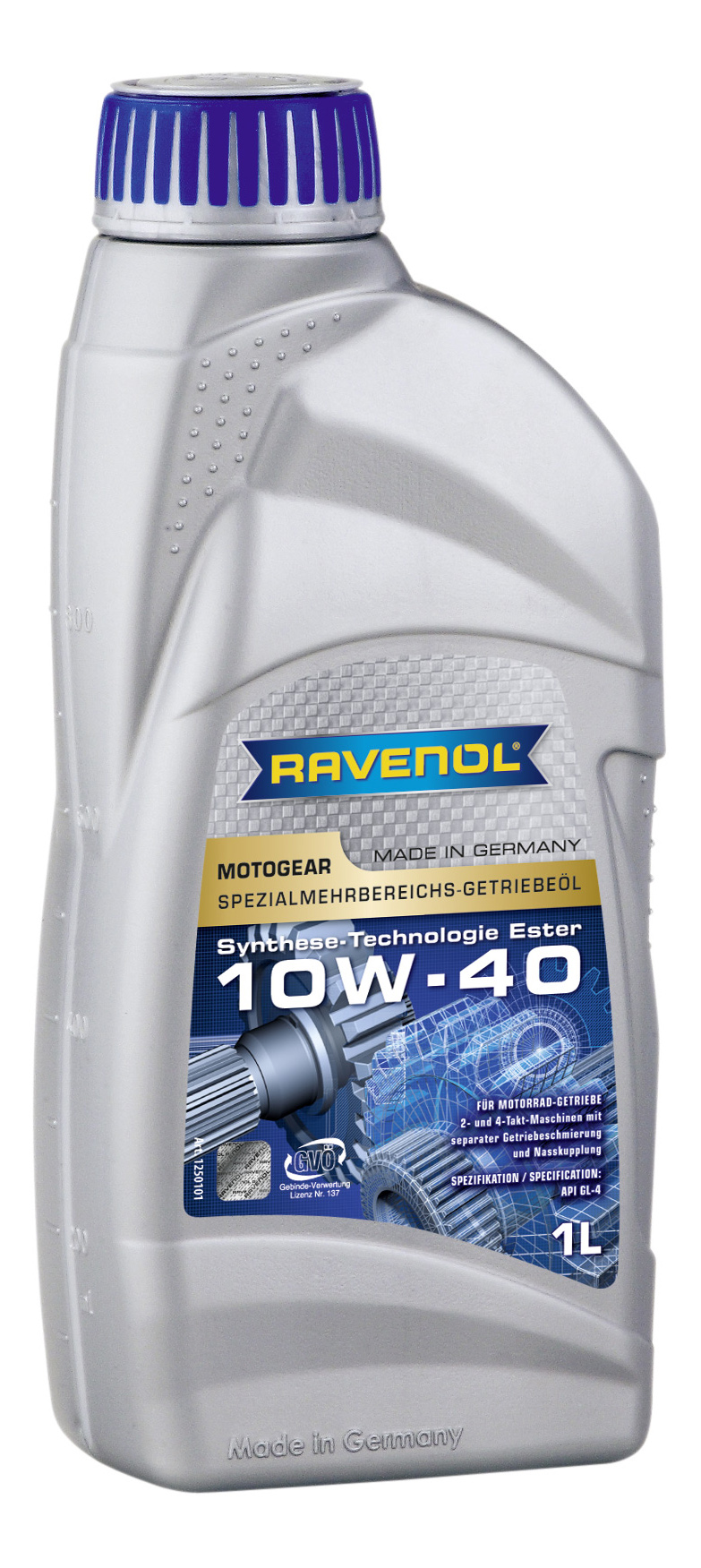 фото Трансмиссионное масло ravenol motogear sae 10w40 1л 1250101-001-01-999