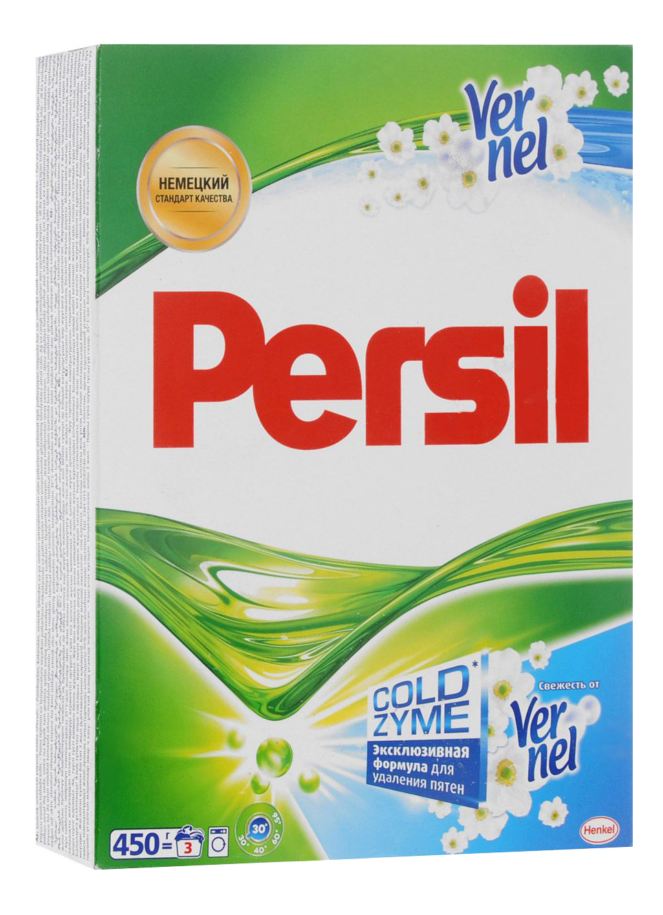 фото Порошок для стирки vernel персил эксперт свежесть автомат 450 г persil