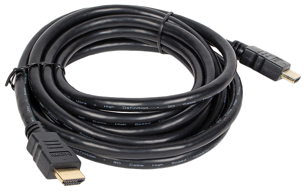 фото Кабель vcom hdmi - hdmi 3м black (tcg200)