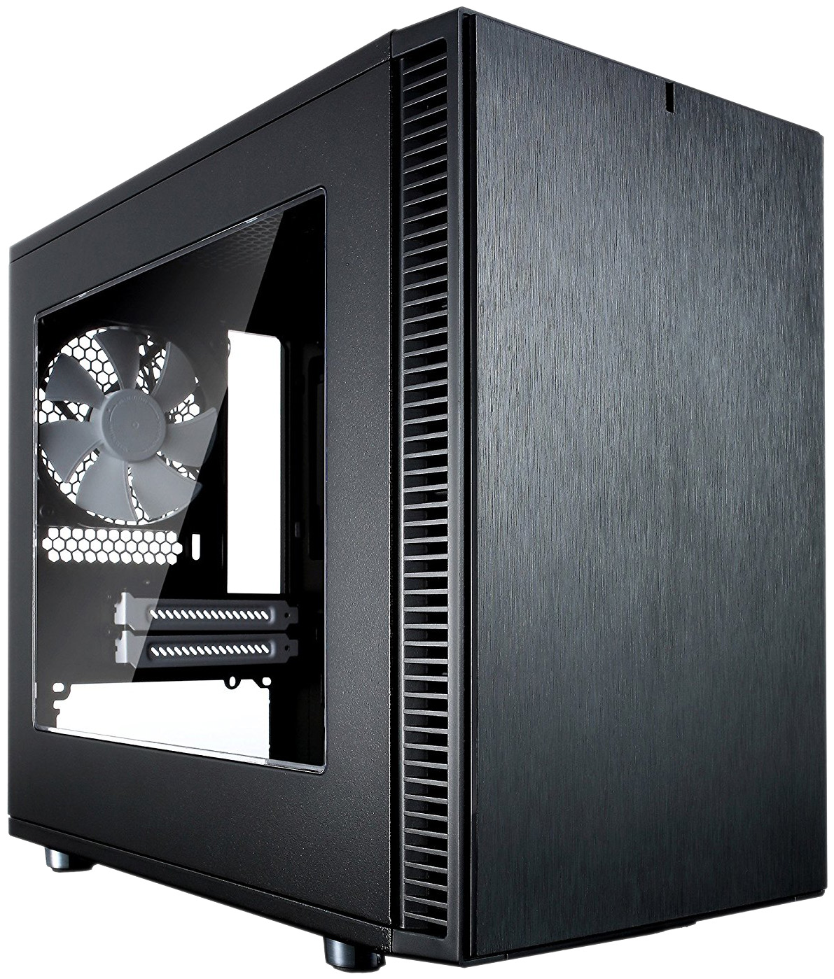 фото Компьютерный корпус fractal design define nano s без бп (fd-ca-def-nano-s-bk-w) black