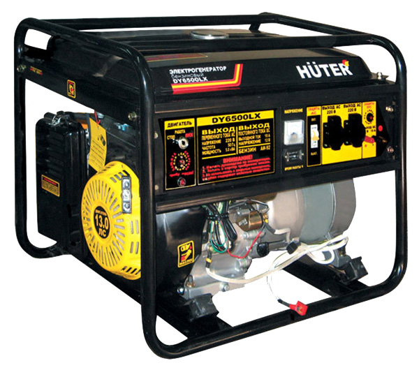 фото Бензиновый генератор huter dy6500lx