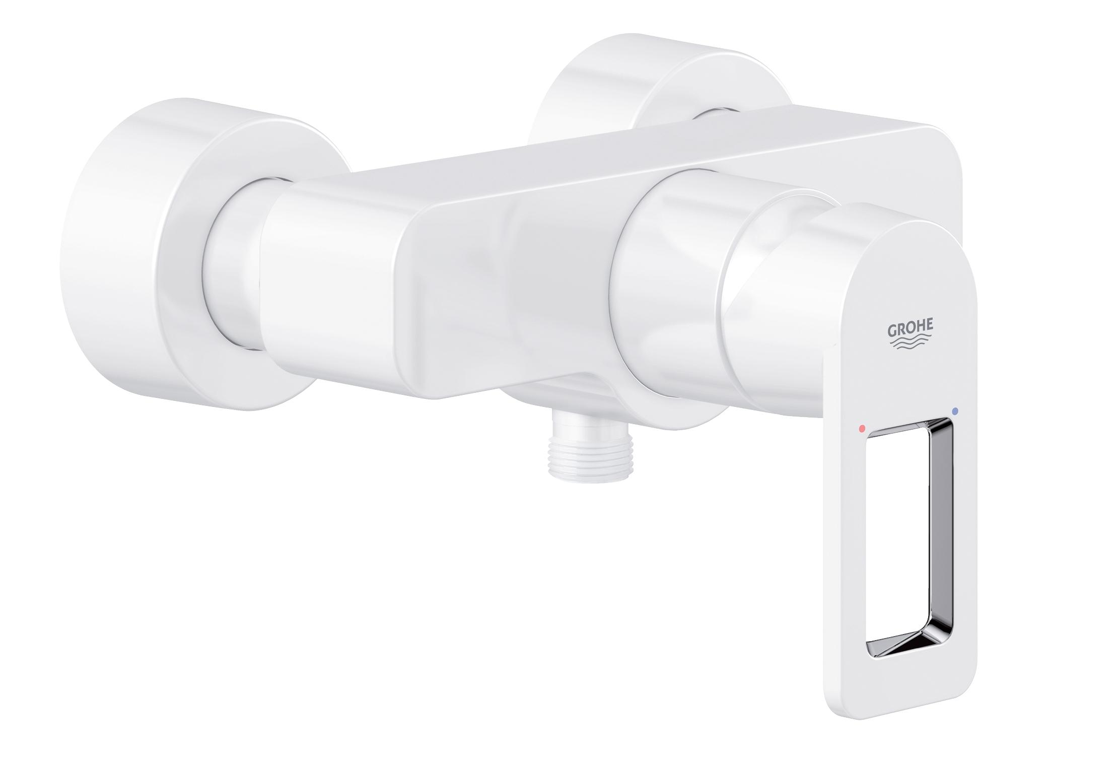 

Смеситель для душа Grohe Quadra 32637LS0 белая луна, Белый, Quadra