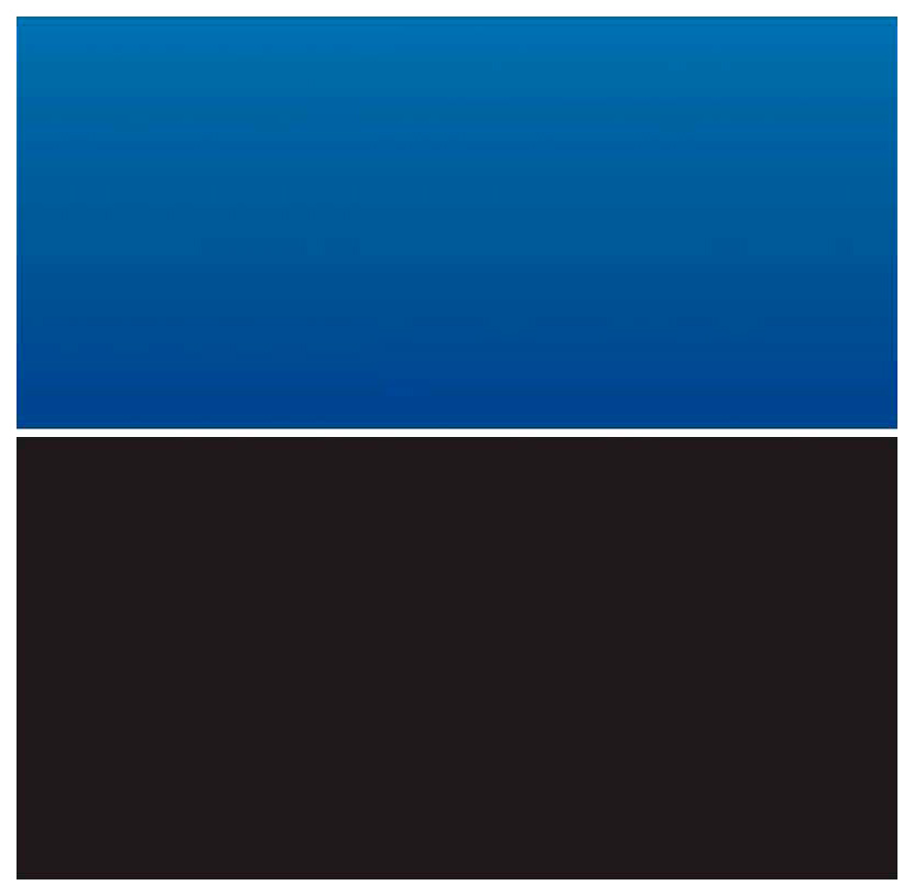 Фон для аквариума Laguna Чёрный/голубой, ламинированная бумага, 1500x30 см