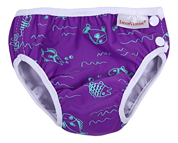 фото Подгузники imsevimse fish (7-10 кг) purple