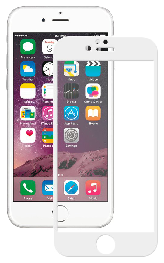

Защитное стекло Deppa для Apple iPhone 6/iPhone 6S White