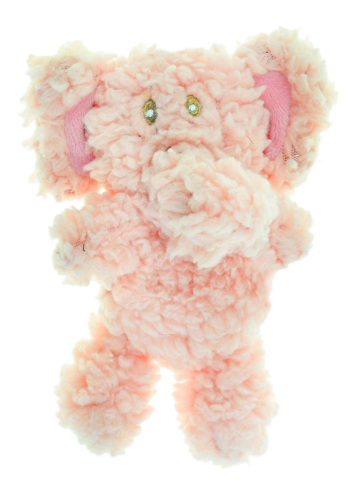Мягкая игрушка для собак Aromadog Слон малый, розовый, длина 6 см