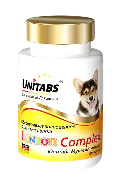 Витаминно-минеральный комплекс для щенков Unitabs JuniorComplex, 100 табл