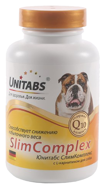 фото Витамины для собак unitabs slimcomplex с q10, 100 таб