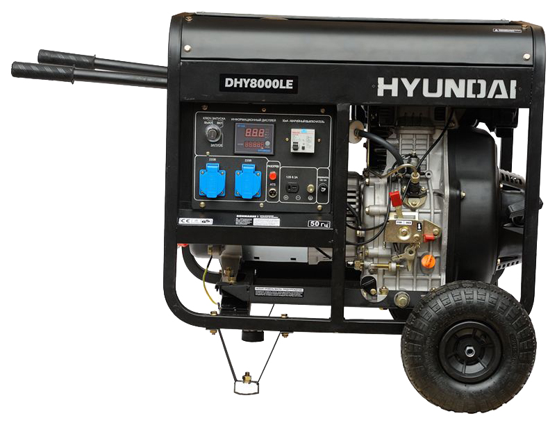 Генератор дизельный Hyundai DHY 8000LE дизельный генератор hyundai dhy 8000le 3