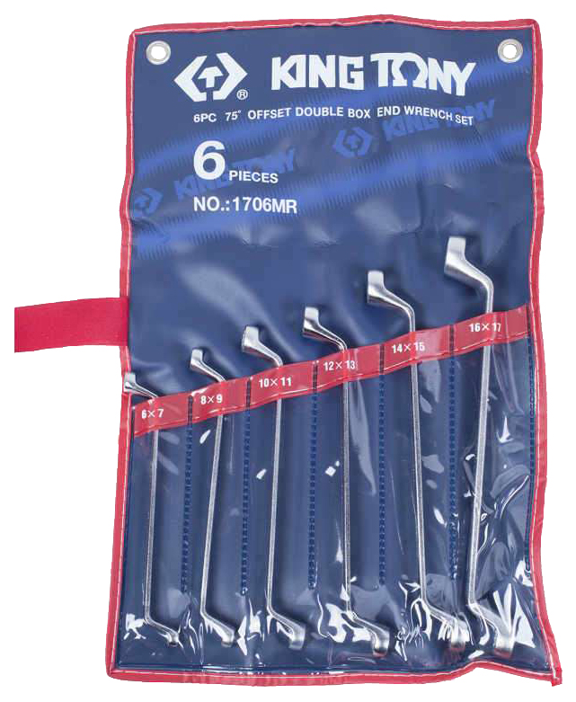 Набор накидных ключей  KING TONY 1706MR сменная насадка для набора 45211pp king tony