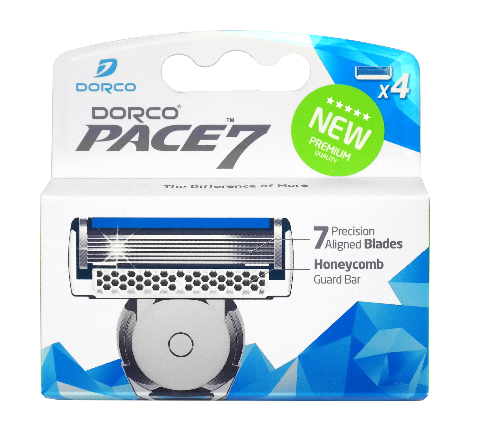 Сменное лезвие для станка Dorco Pace 7, 4 шт