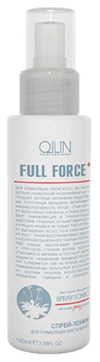 фото Спрей для волос ollin professional full force hair growth stimulating spray-tonic 100 мл