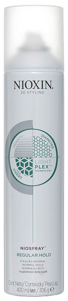 

Лак для волос Nioxin 3D Styling Niospray Regular Hold 400 мл, 3D Styling