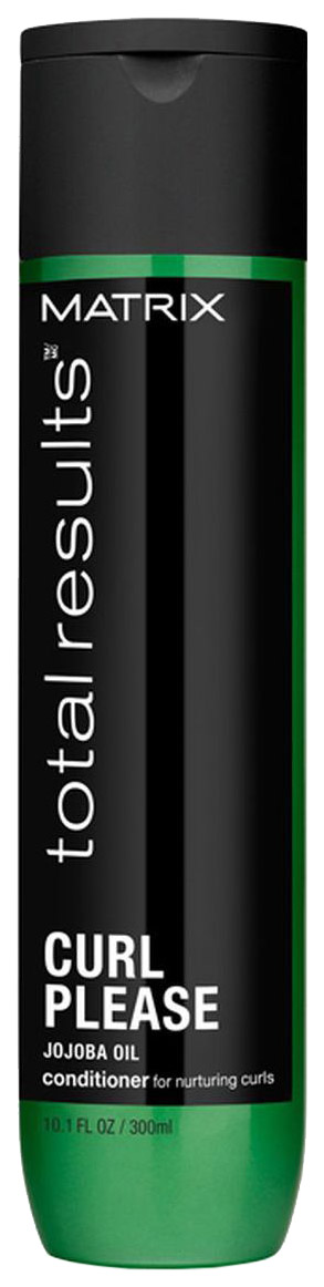 

Кондиционер для волос Matrix Curl Please Jojoba Oil 300 мл, Total results Curl Please с питательным маслом семян жожоба