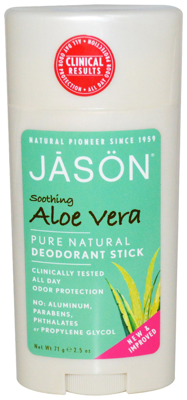 фото Дезодорант jason soothing aloe vera deodorant stick 71 г