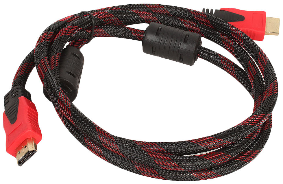 фото Кабель jet.a hdmi - hdmi, 3м red/black (ja-hd9)