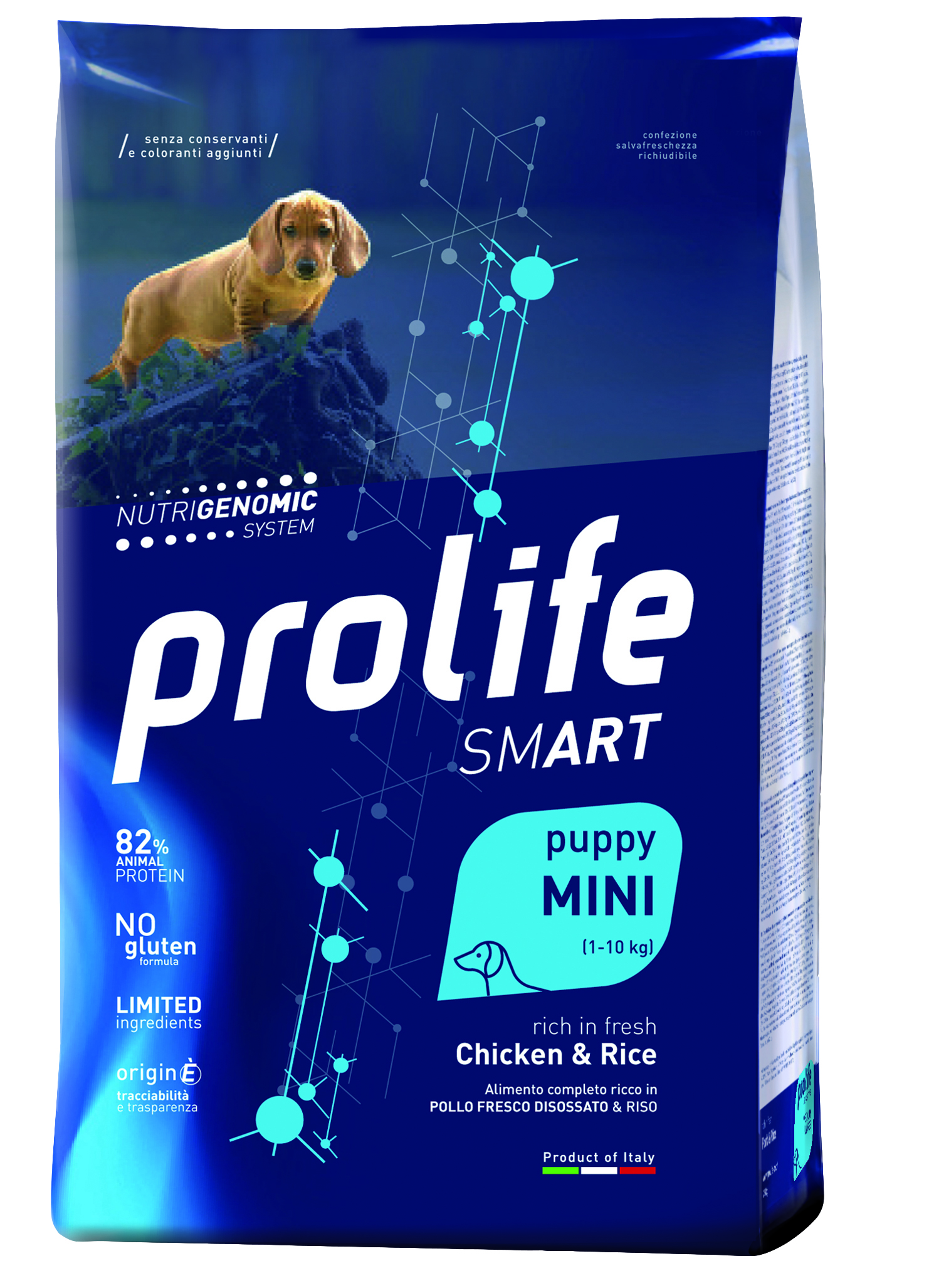 

Сухой корм для щенков Prolife Smart Puppy Mini, курица, 2кг, Smart Puppy Mini