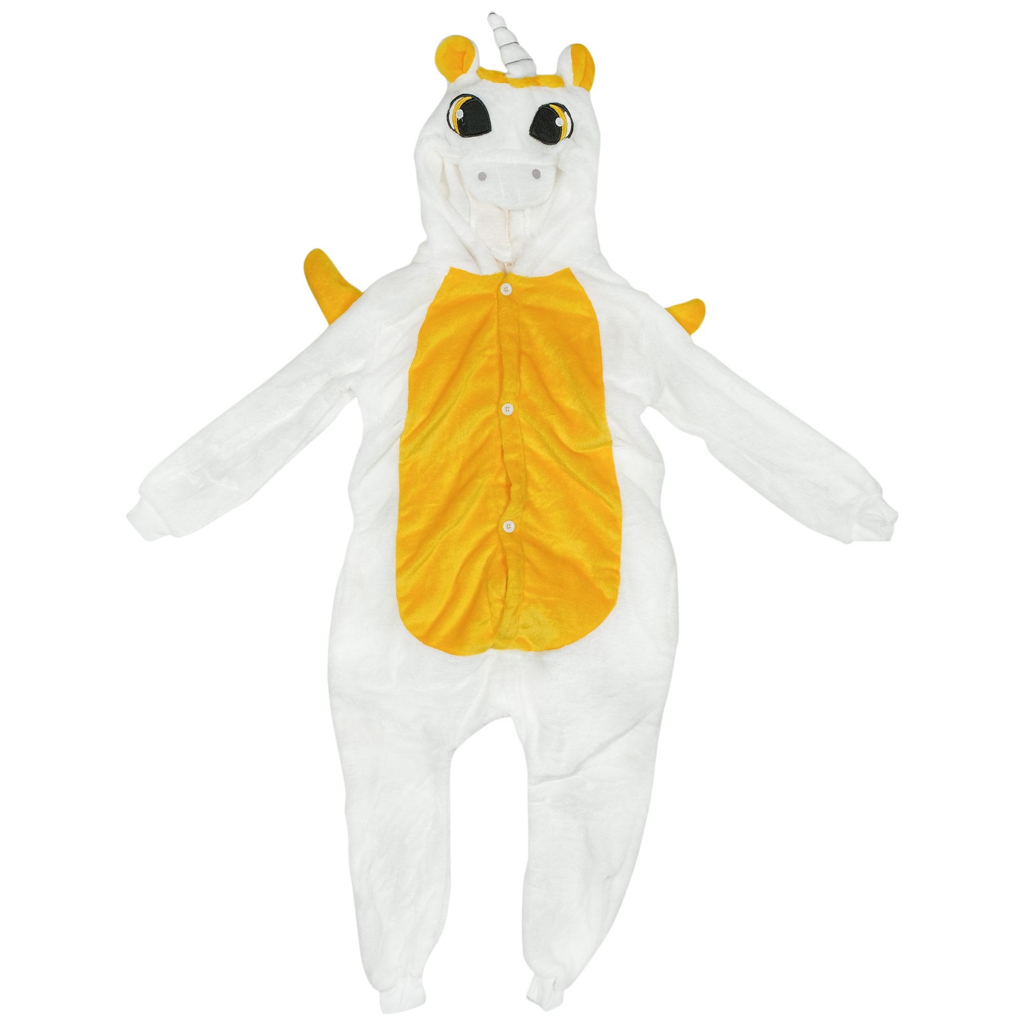 

Кигуруми Lilkrok, цв. белый р.110, Золотой Единорог