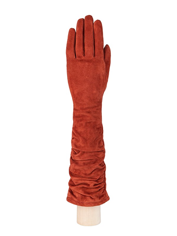 Перчатки женские Eleganzza IS02010 рыже-коричневые, р. 6.5