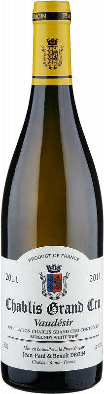 

Вино Vaudesir Chablis Grand Cru АОP